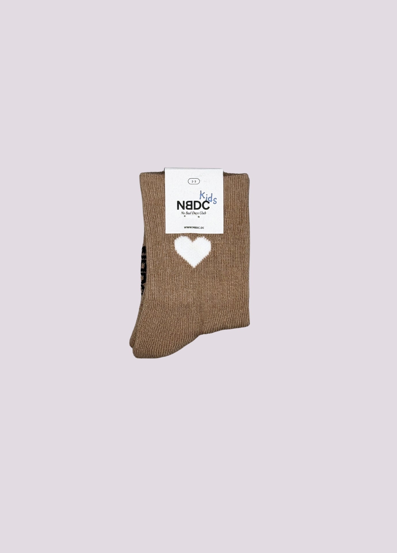 CALZINI CUORE BEIGE | KIDS