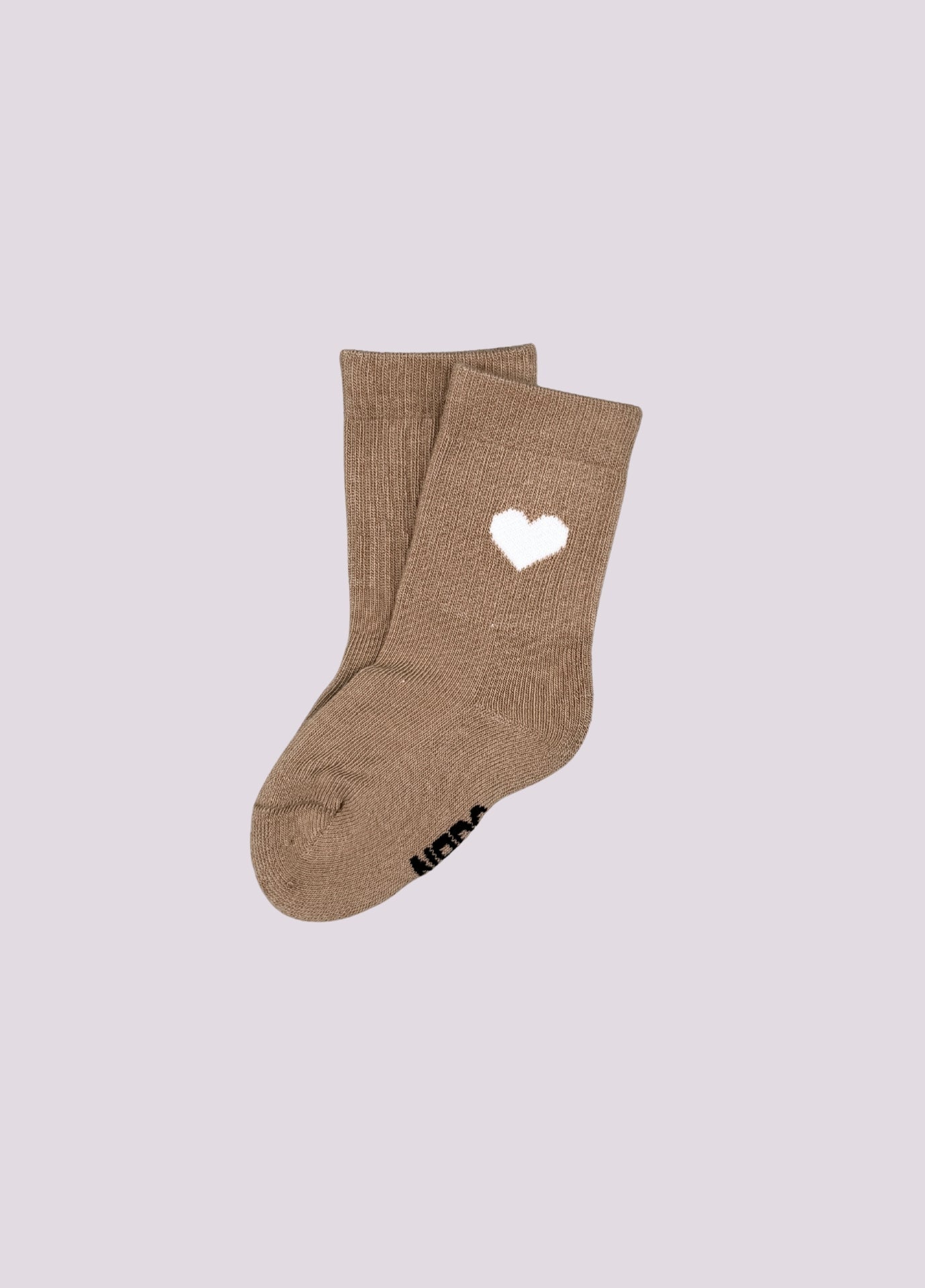 CALZINI CUORE BEIGE | KIDS